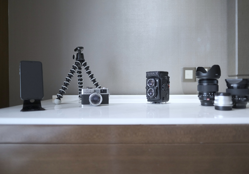 equipo de fotografía digital 